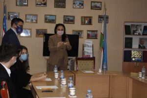 Read more about the article Rossiya Federatsiyasi Qozon Federal Universitetining xalqaro munosabatlar Instituti xamkorligida uchrashuv
